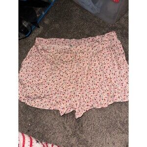 Lindex floral pink shorts
